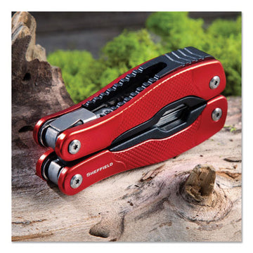 Sheffield 15-in-1 All-purpose Stainless Steel Tool With Belt Pouch freeshipping - TVN Wholesale